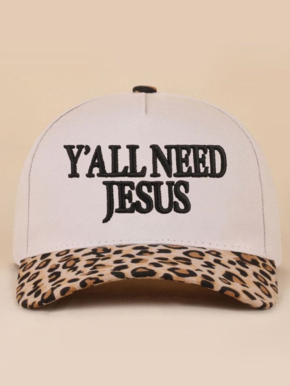 Ya'll Need Jesus‎ Two-Tone Cotton Hat Forest | Floral | Leopard